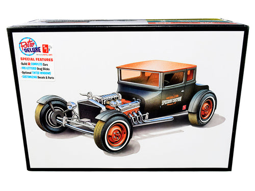 Load image into Gallery viewer, Skill 2 Model Kit 1925 Ford Model T "Chopped" Set of 2 pieces 1/25 Scale Model by AMT
