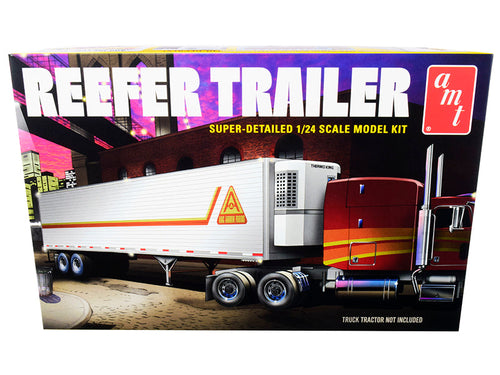 Load image into Gallery viewer, Skill 3 Model Kit Reefer Trailer 1/24 Scale Model by AMT
