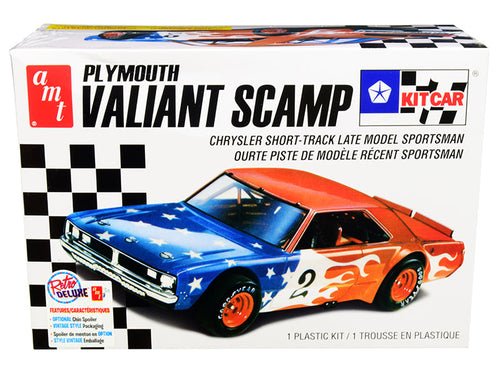 Load image into Gallery viewer, Skill 2 Model Kit Plymouth Valiant Scamp Kit Car 1/25 Scale Model by AMT
