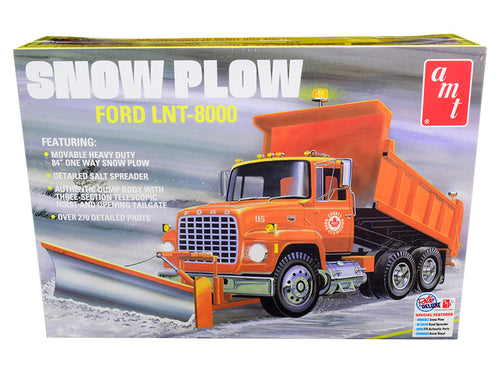 Load image into Gallery viewer, Skill 3 Model Kit Ford LNT-8000 Snow Plow Truck 1/25 Scale Model by AMT
