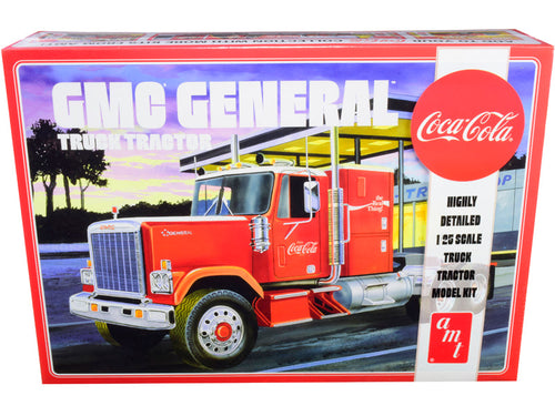 Load image into Gallery viewer, Skill 3 Model Kit GMC General Truck Tractor "Coca-Cola" 1/25 Scale Model by AMT
