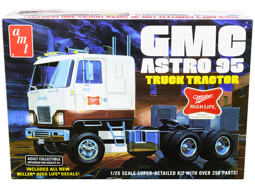 Load image into Gallery viewer, Skill 3 Model Kit GMC Astro 95 Truck Tractor "Miller" 1/25 Scale Model by AMT
