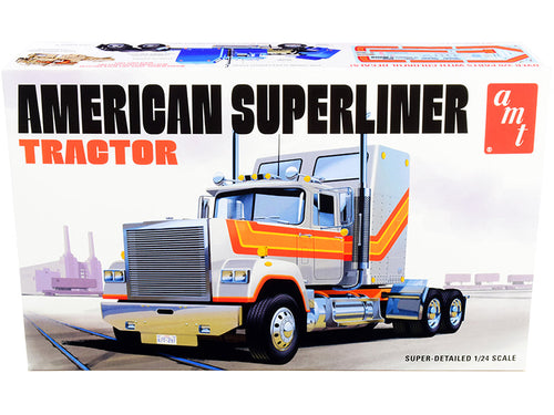 Load image into Gallery viewer, Skill 3 Model Kit American Superliner Semi Tractor 1/24 Scale Model by AMT
