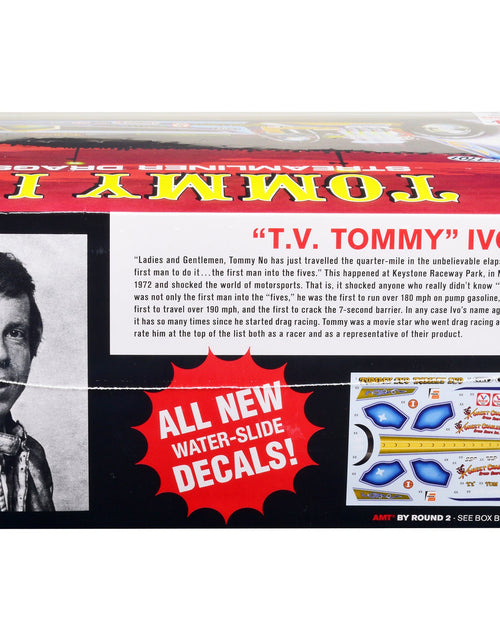 Load image into Gallery viewer, Skill 2 Model Kit Tommy Ivo Streamliner Dragster 1/25 Scale Model by AMT
