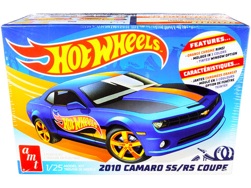 Load image into Gallery viewer, Skill 2 Model Kit 2010 Chevrolet Camaro SS/RS Coupe "Hot Wheels" 1/25 Scale Model by AMT
