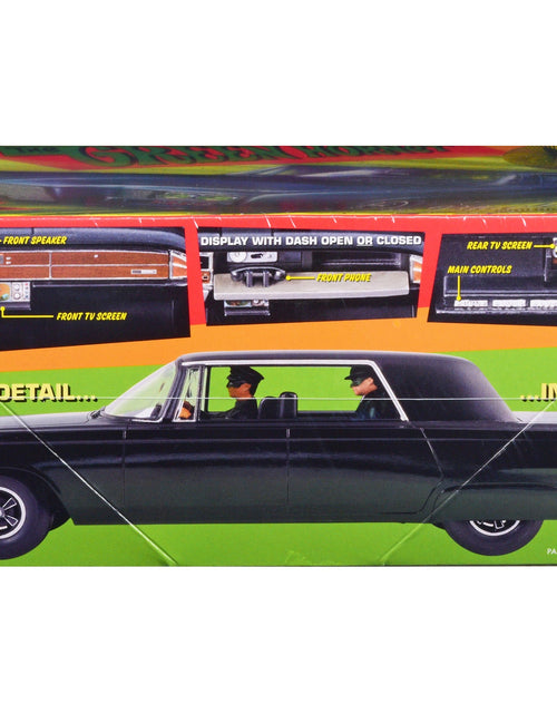 Load image into Gallery viewer, Skill 2 Model Kit Black Beauty "The Green Hornet" (1966–1967) TV Series with Green Hornet and Kato Figures 1/25 Scale Model by AMT
