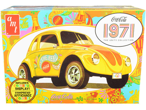 Load image into Gallery viewer, Skill 3 Model Kit Volkswagen Superbug Gasser "Coca-Cola" 1971 The Unity Collection 1/25 Scale Model by AMT
