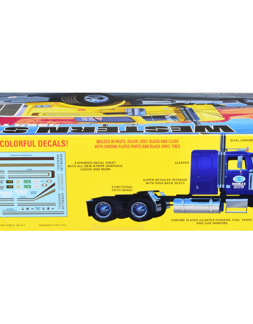 Load image into Gallery viewer, Skill 3 Model Kit Western Star 4964 Truck Tractor 1/24 Scale Model by AMT
