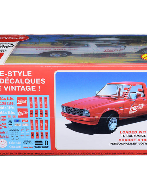 Load image into Gallery viewer, Skill 3 Model Kit 1980 Dodge Ram D-50 Pickup Truck "Coca-Cola" Four Bottle Crates 1/25 Scale Model by AMT

