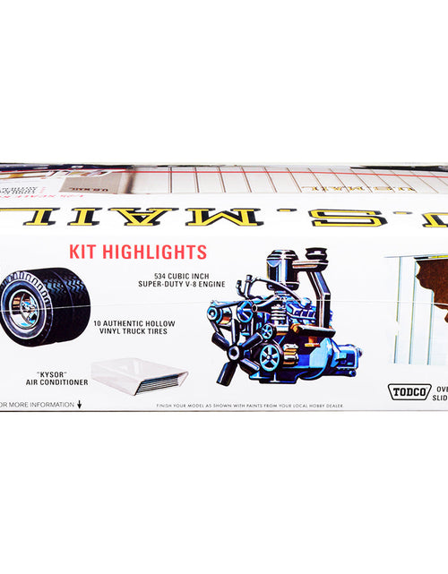 Load image into Gallery viewer, Skill 3 Model Kit Ford C900 Truck Tractor with Trailer "U.S. Mail" 1/25 Scale Model by AMT

