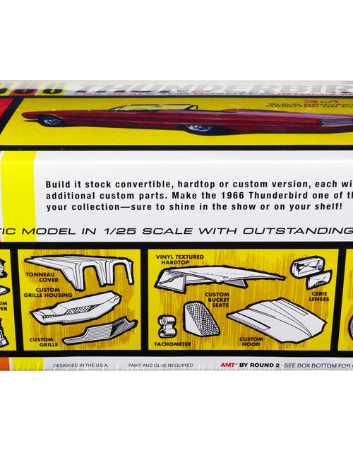Load image into Gallery viewer, Skill 2 Model Kit 1966 Ford Thunderbird Hardtop/Convertible 3-in-1 Kit 1/25 Scale Model by AMT
