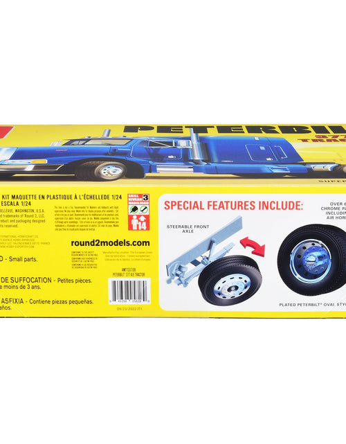 Load image into Gallery viewer, Skill 3 Model Kit Peterbilt 377 A/E Truck Tractor 1/24 Scale Model by AMT
