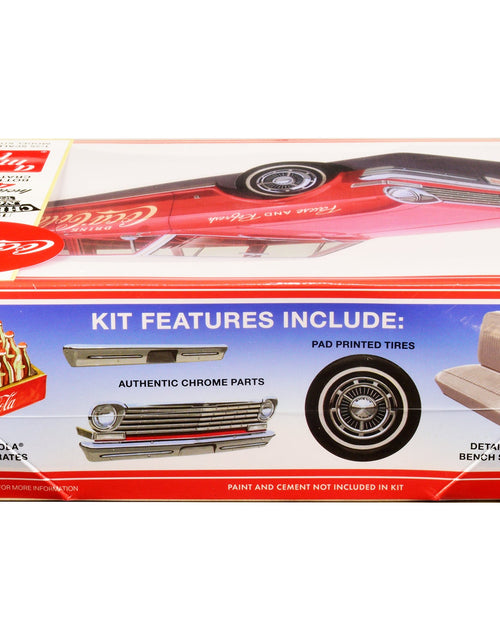 Load image into Gallery viewer, Skill 3 Model Kit 1963 Chevrolet II Nova Wagon "Coca-Cola" 1/25 Scale Model by AMT
