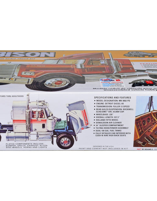 Load image into Gallery viewer, Skill 3 Model Kit Chevrolet Bison Truck Tractor 1/25 Scale Model by AMT
