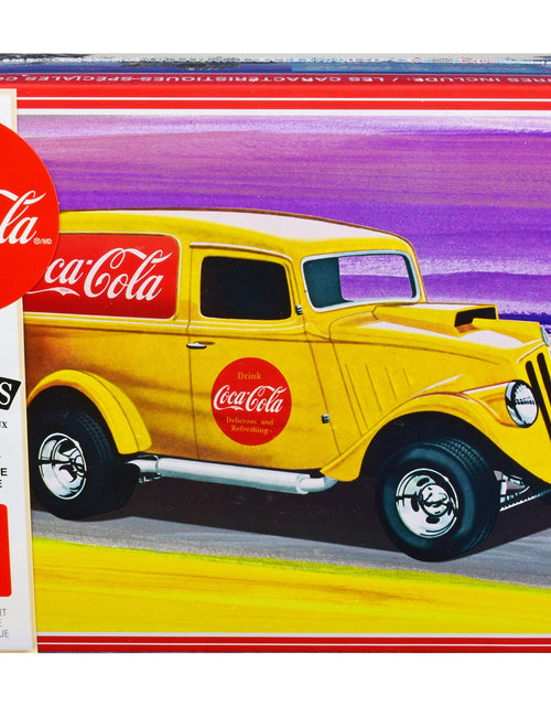 Load image into Gallery viewer, Skill 2 Model Kit 1933 Willys Panel Truck "Coca-Cola" 1/25 Scale Model by AMT
