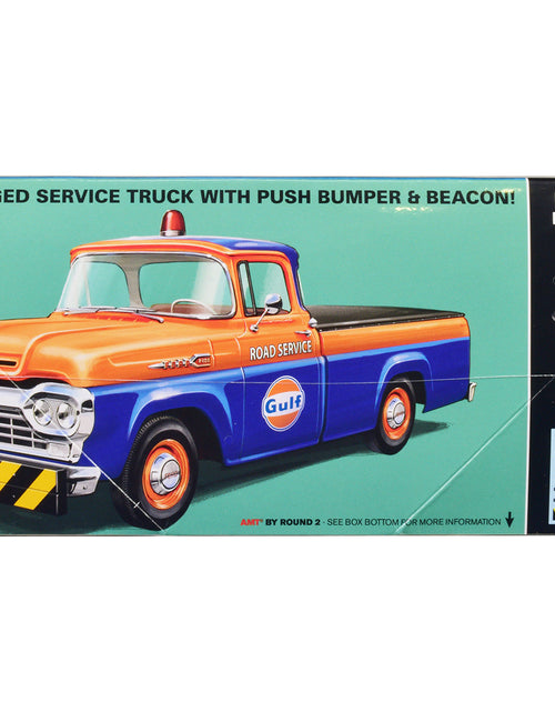 Load image into Gallery viewer, Skill 2 Model Kit 1960 Ford F-100 Pickup Truck with Trailer 3-in-1 Kit 1/25 Scale Model by AMT
