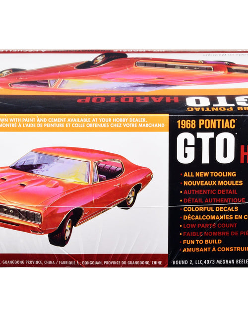 Load image into Gallery viewer, Skill 2 Model Kit 1968 Pontiac GTO Hardtop "Craftsman Plus" Series 1/25 Scale Model by AMT
