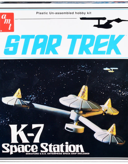 Load image into Gallery viewer, Skill 2 Model Kit K-7 Space Station "Star Trek" (1966-1969) TV Series 1/7600 Scale Model by AMT
