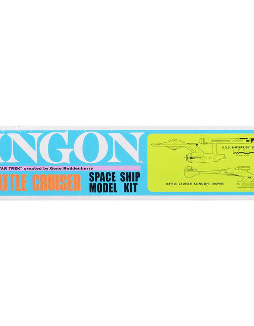 Load image into Gallery viewer, Skill 2 Model Kit "Klingon Warrior Empire" Alien Battle Cruiser "Star Trek" (1966-1969) TV Series 1/650 Scale Model by AMT
