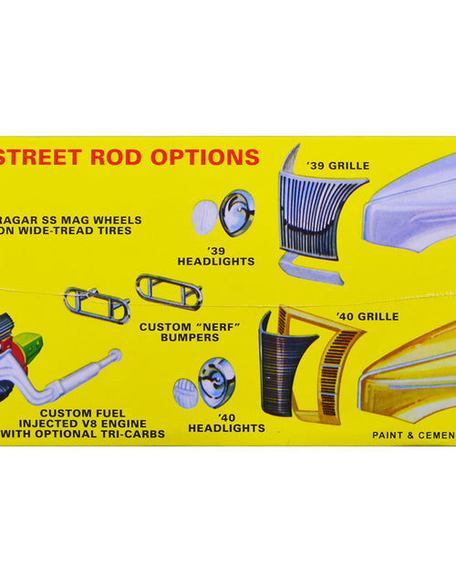 Load image into Gallery viewer, Skill 2 Model Kit 1939 Ford Tudor Sedan "Street Rod" Series 1/25 Scale Model by AMT
