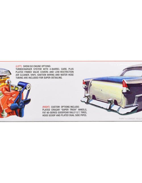 Load image into Gallery viewer, Skill 3 Model Kit 1955 Chevrolet Bel Air Hardtop 1/16 Scale Model by AMT

