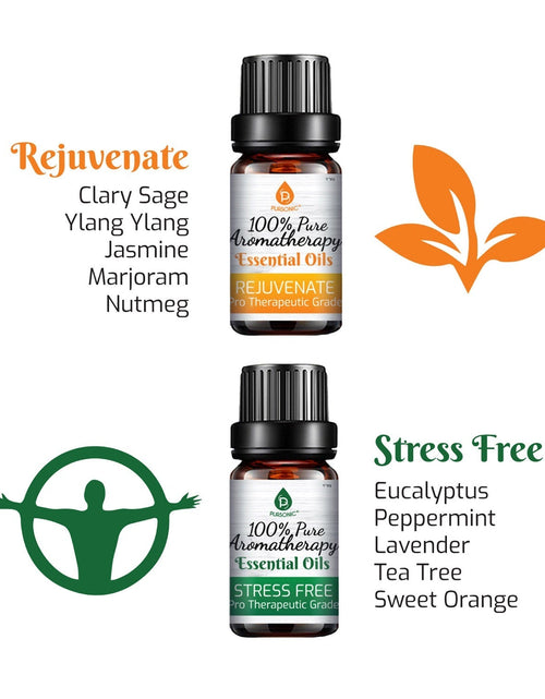 Load image into Gallery viewer, 6 Pack of 100% Pure Essential Aromatherapy Oils Blends by Pursonic
