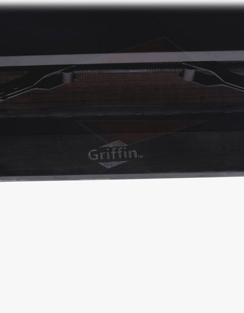 Load image into Gallery viewer, GRIFFIN Premium Antique Piano Bench - Adjustable Black Solid Wood Frame &amp; PU Leather Padded Cushion by GeekStands.com
