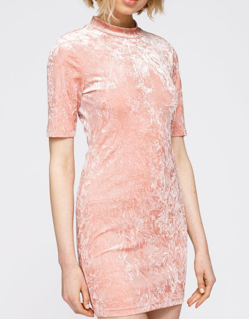Load image into Gallery viewer, Velvet Deep V Cutout Back Dress by Shop at Konus
