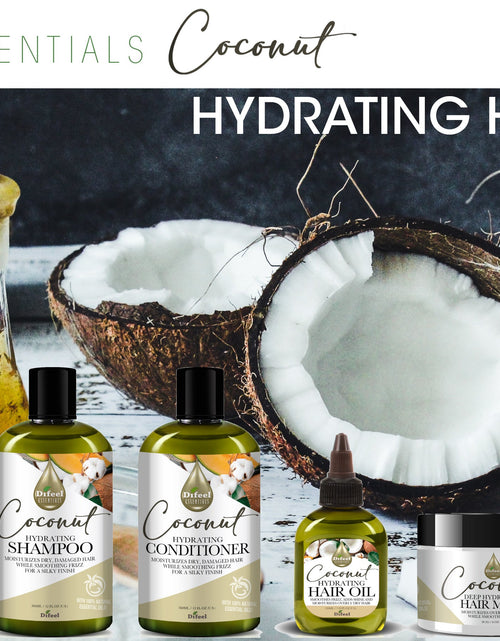 Load image into Gallery viewer, Difeel Essentials Hydrating Coconut - Shampoo 12 oz. by difeel - find your natural beauty
