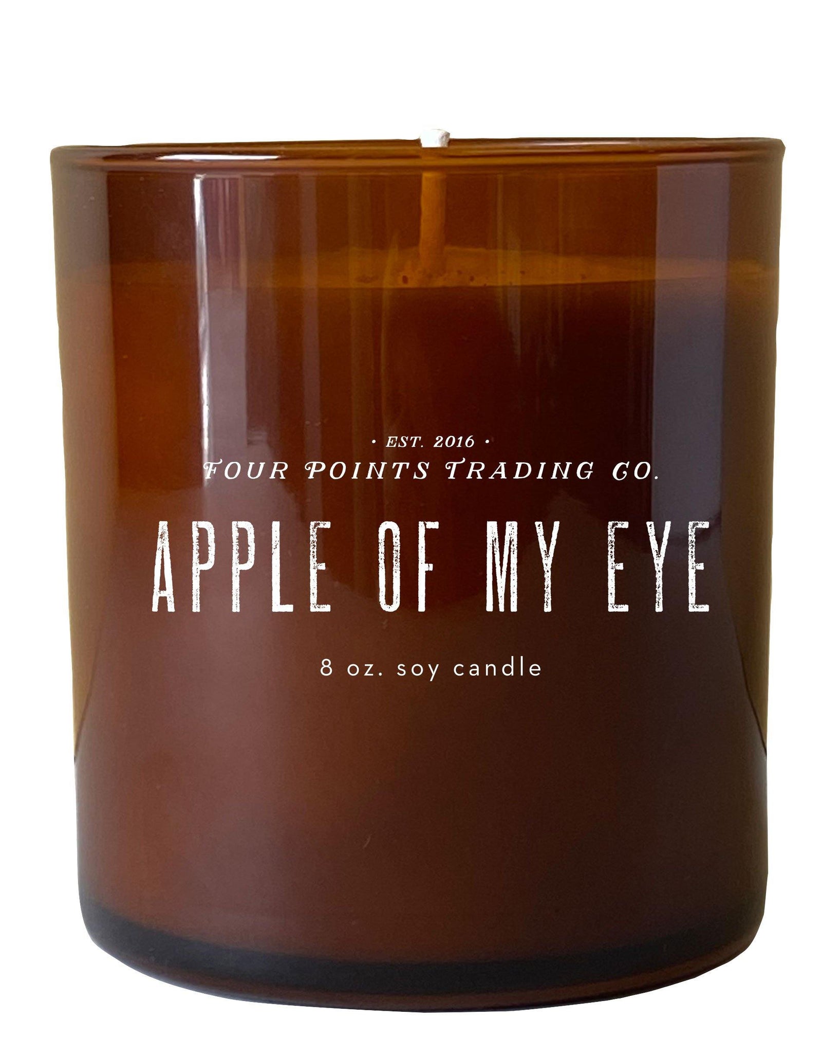 Apple of My Eye 8oz Soy Candle by Four Points Trading Co.