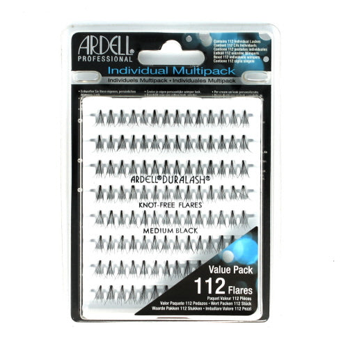 Load image into Gallery viewer, ARDELL Professional Individual Multipack Knot-Free Flares - Medium Black
