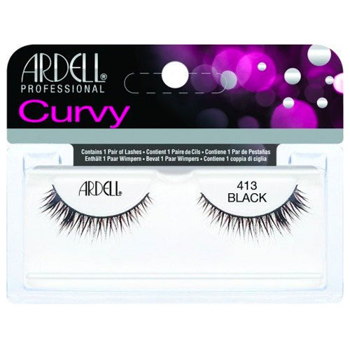 Load image into Gallery viewer, ARDELL Professional Lashes Curvy Collection - 413 Black
