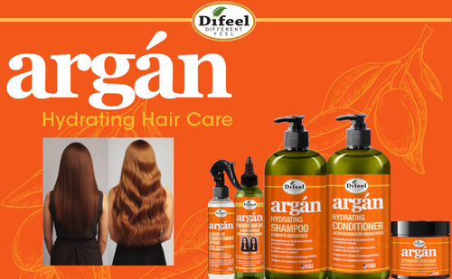Load image into Gallery viewer, Difeel Argan Beauty Bomb 8-PC Complete Shampoo &amp; Conditioner Complete Collection- Hydrating Shampoos, Conditioners, Treatments &amp; More by difeel - find your natural beauty
