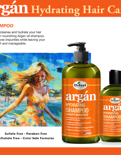Load image into Gallery viewer, Difeel Argan Hydrating Shampoo 12 oz. by difeel - find your natural beauty
