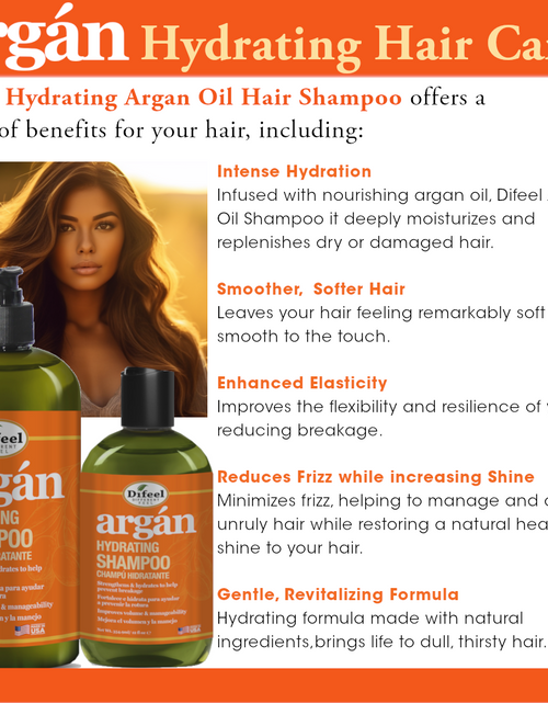 Load image into Gallery viewer, Difeel Argan Hydrating Shampoo 12 oz. by difeel - find your natural beauty
