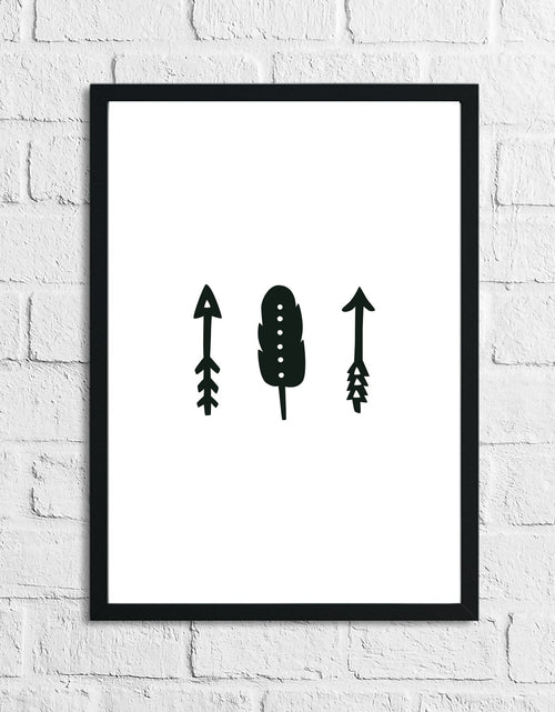 Load image into Gallery viewer, Scandinavian Arrows Children's Nursery Bedroom Wall Decor Print by WinsterCreations™ Official Store
