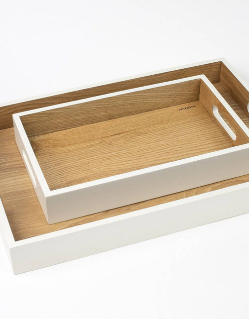 Load image into Gallery viewer, ASH WOOD: TRAY WITH HANDLES by Peterson Housewares &amp; Artwares
