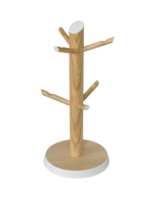 Load image into Gallery viewer, ASH WOOD: SIX-MUG TREE by Peterson Housewares &amp; Artwares

