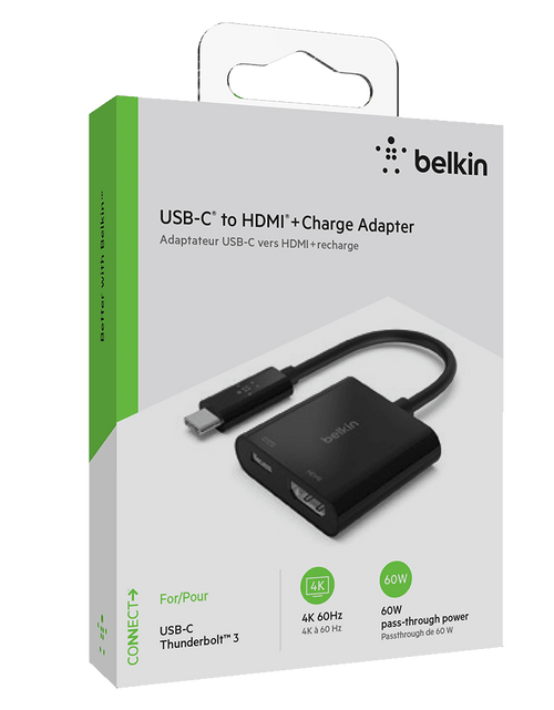 Load image into Gallery viewer, Belkin USB C to HDMI and Charge Adapter 60W by Belkin
