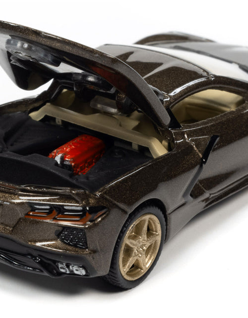 Load image into Gallery viewer, 2020 Chevrolet Corvette Zeus Bronze Metallic "Sports Cars" Limited Edition 1/64 Diecast Model Car by Auto World

