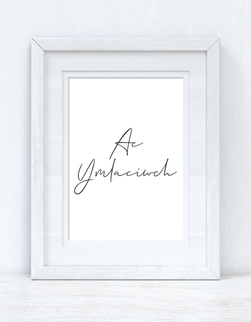 Load image into Gallery viewer, Ac Ymlaciwch And Relax Home Welsh Decor Wall Decor Print by WinsterCreations™ Official Store
