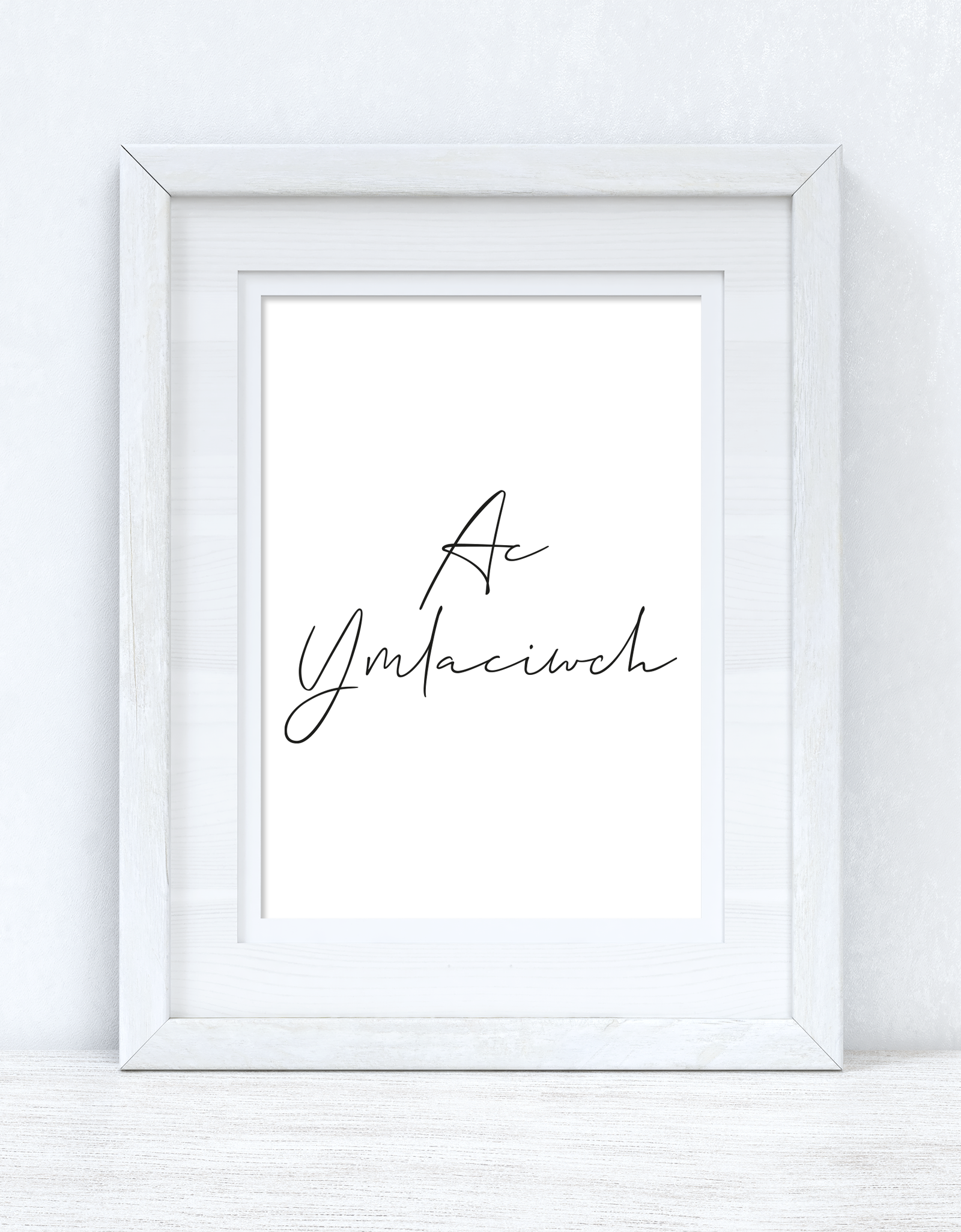 Ac Ymlaciwch And Relax Home Welsh Decor Wall Decor Print by WinsterCreations™ Official Store