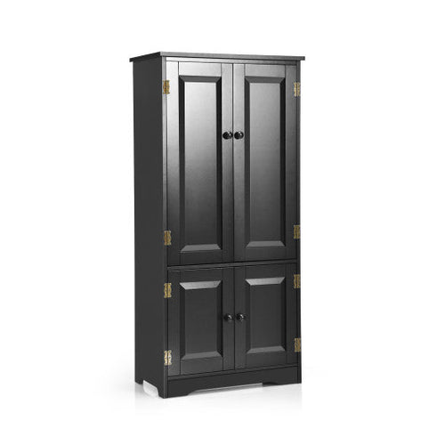 Load image into Gallery viewer, Accent Storage Cabinet Adjustable Shelves-Black
