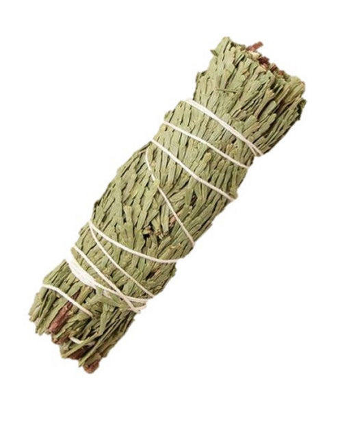 Load image into Gallery viewer, Cedar smudging Bundle 4" Long - I Bundle by OMSutra
