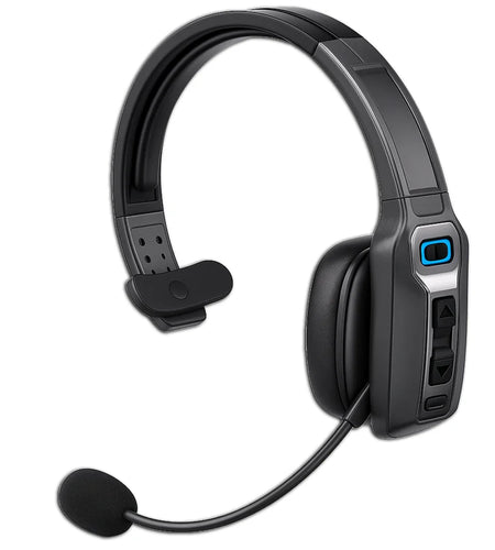 Trucker Bluetooth 5.2 Wireless Headset With Noise Cancelling Mic For Phones PC