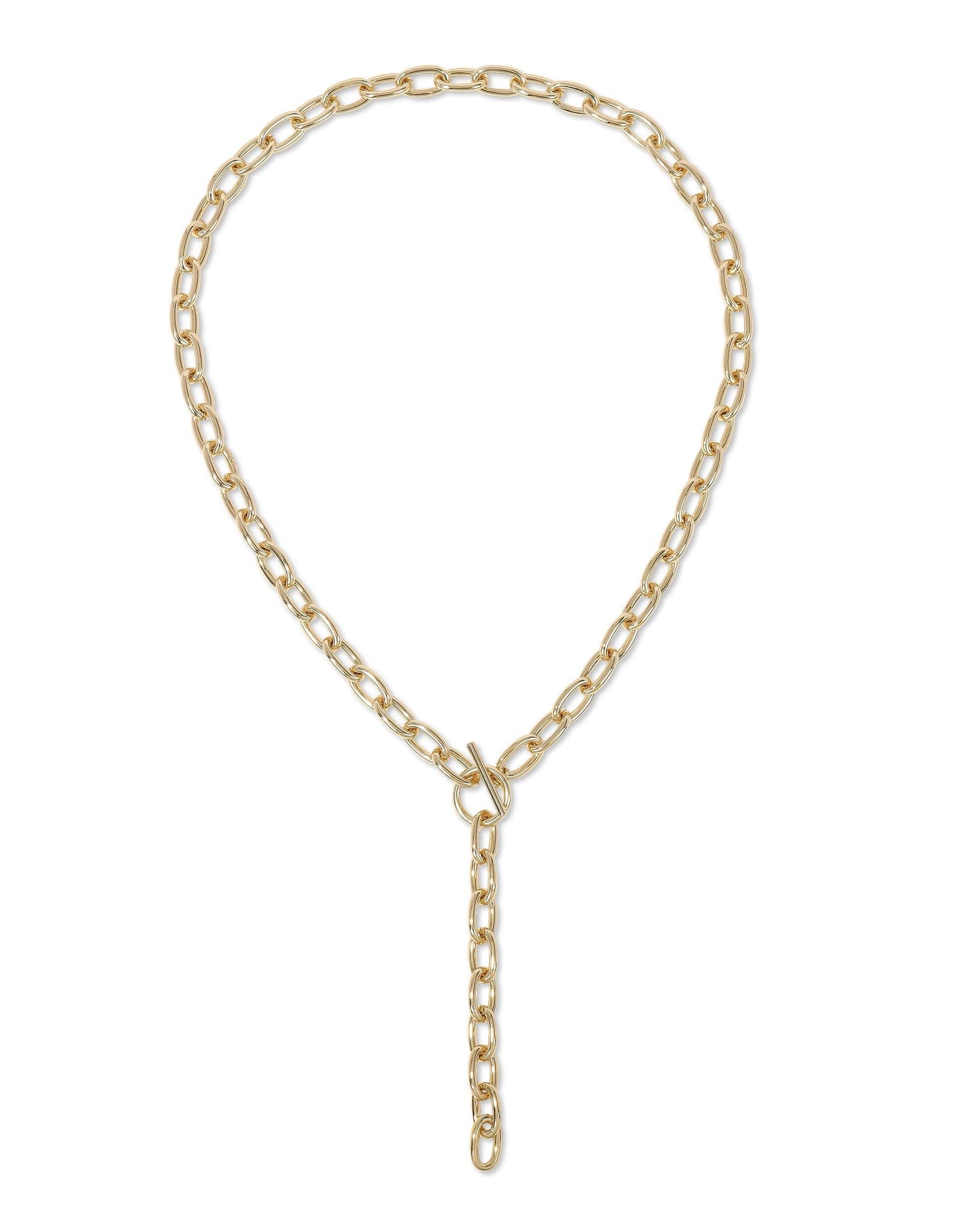 Alana Toggle Lariat Necklace by eklexic jewelry
