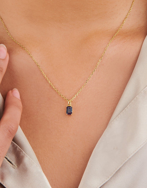Load image into Gallery viewer, Birthstone Alexandrite Necklace - June by Little Sky Stone
