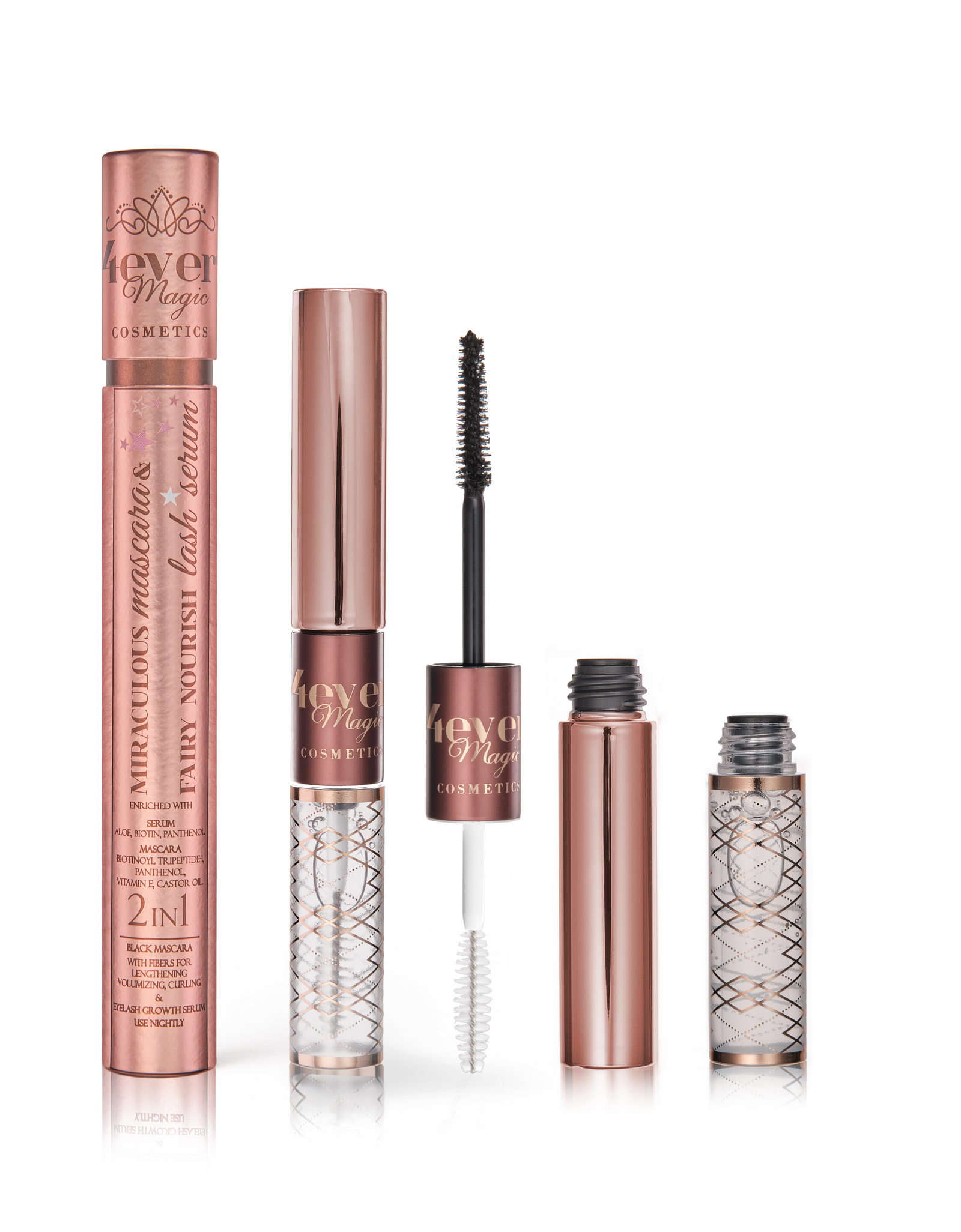 Miraculous Mascara & Fairy Nourish Lash Serum by 4Ever Magic Cosmetics