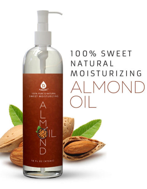 Load image into Gallery viewer, 100% Pure &amp; Natural Sweet Almond oil 16 Oz. by Pursonic
