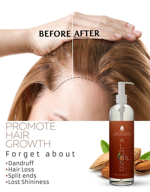 Load image into Gallery viewer, 100% Pure &amp; Natural Sweet Almond oil 16 Oz. by Pursonic
